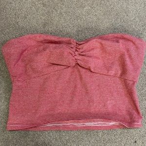 striped Pacsun tube top.